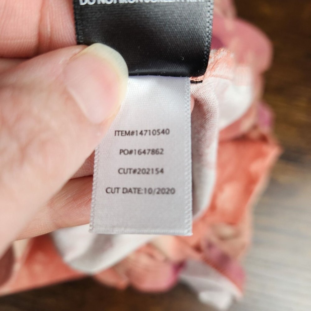 Torrid Skirt Womens 1 Pink Orange 1X Tie Dye Stretch Midi A Line Flowy Casual - Picture 13 of 13